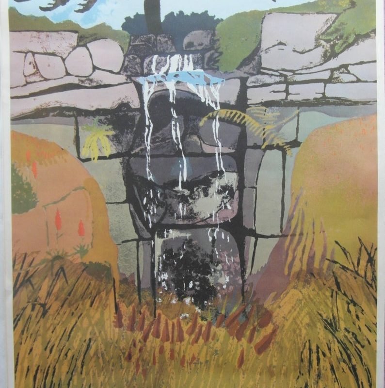 Original 1971 London Underground Poster Advertising Kew Gardens
