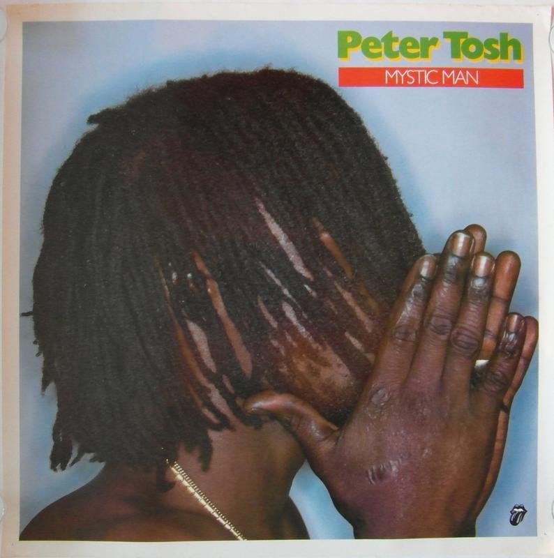 Original 1979 USA Peter Tosh Promotional Poster for the Album 'Mytic Man'