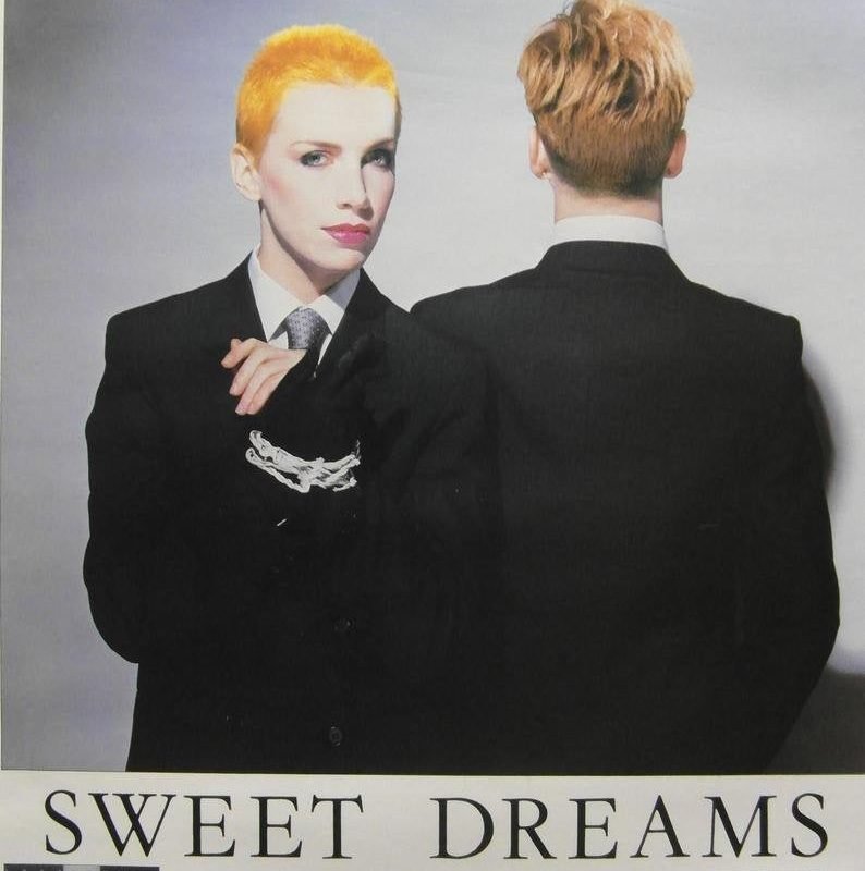 Original 1983 Eurythmics Promotional Poster for the Album 'Sweet Dreams'