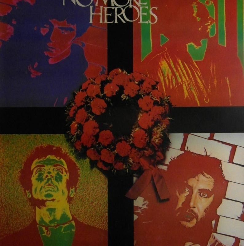 Rare Original 1977 The Stranglers UK Promotional Poster for the Album 'No More Heroes'.