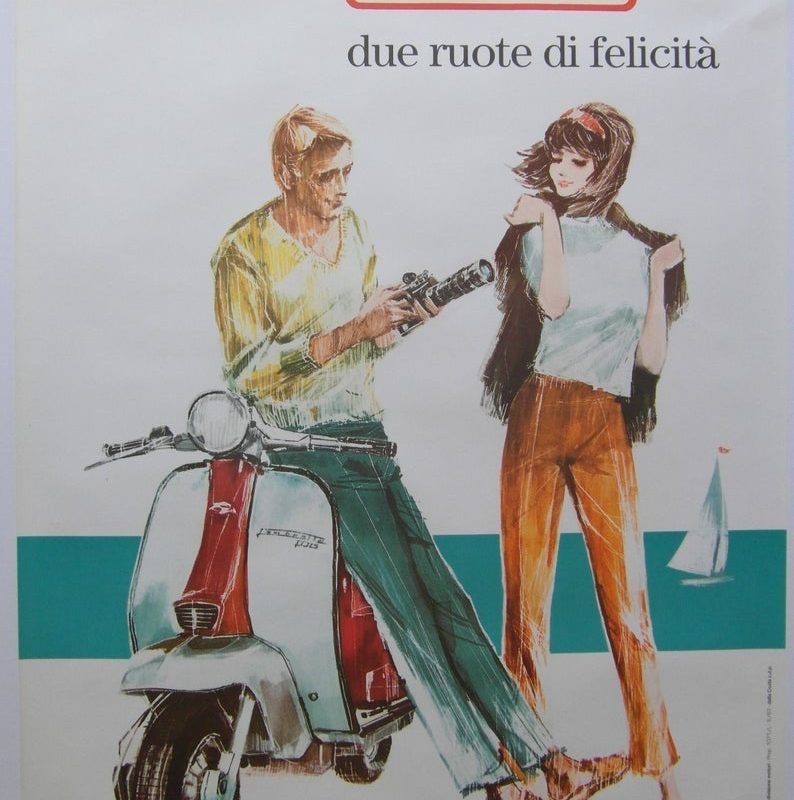 Original 1963 Large Format 'Lambretta Innocenti' Poster