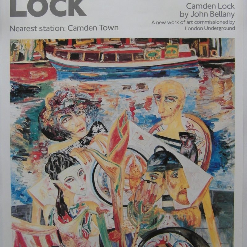 Original 1991 London Underground Poster 'Camden Lock'