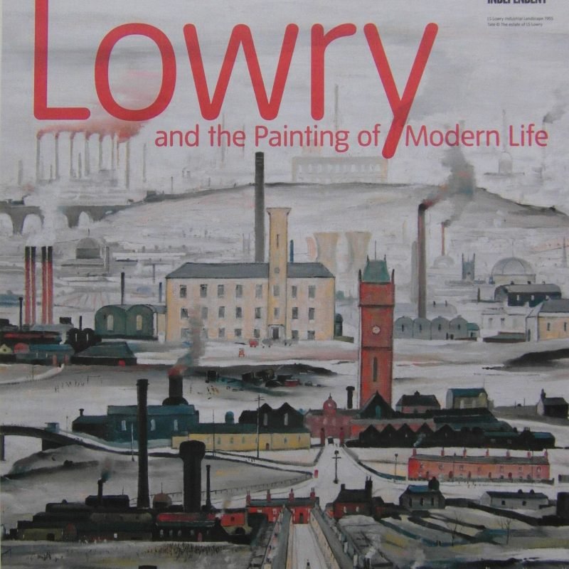 Original Tate Britain Lowry Exhibition Poster