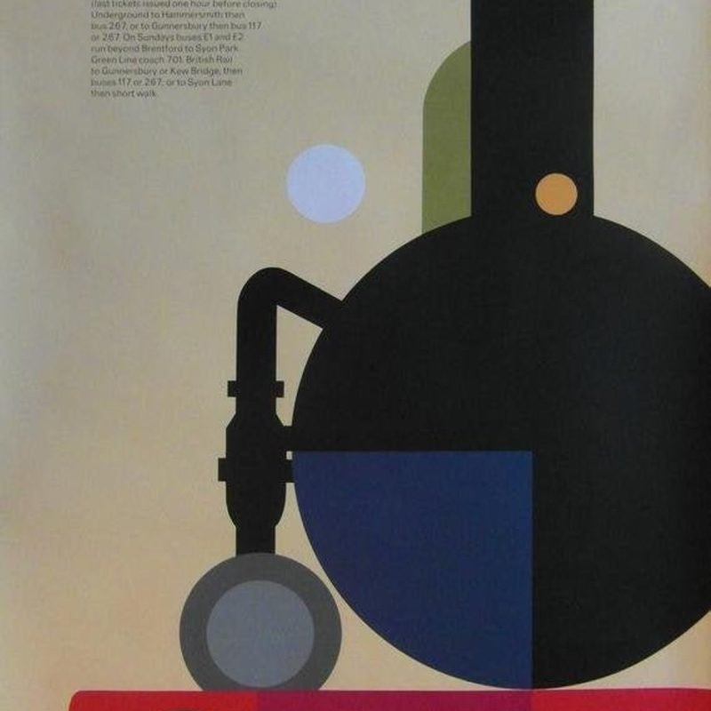 Original 1980s Tom Eckersley 'London Transport Collection' Advertising Poster