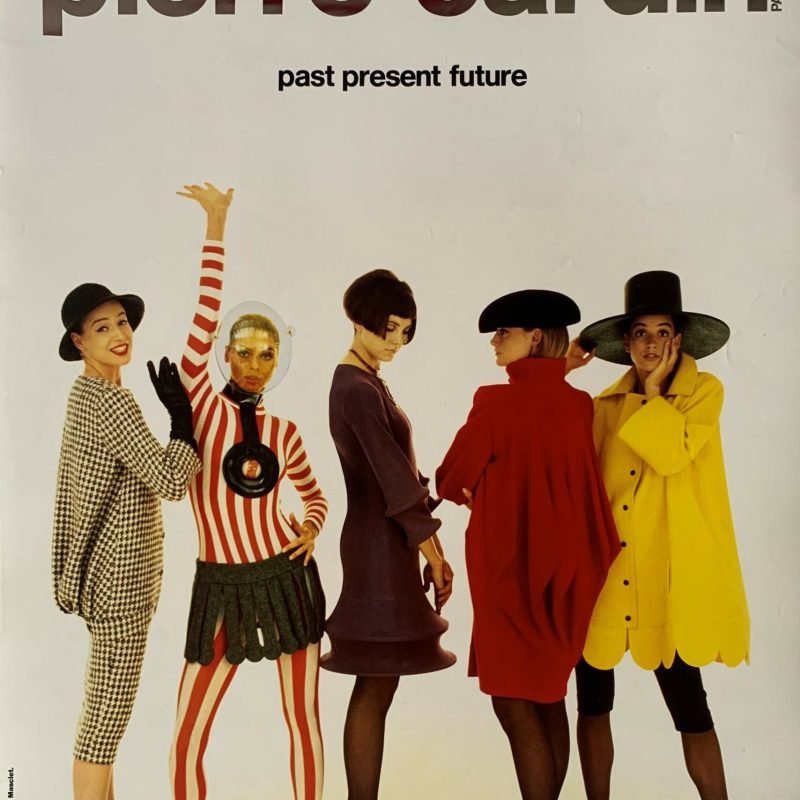 Original 1990 V&A Pierre Cardin Exhibition Poster