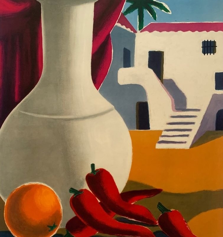 Original c1950s Spanish Travel Poster by Guy Georget